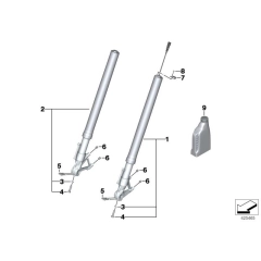 Fork leg right M 1000 XR